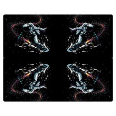 Digital Illusion Double Sided Flano Blanket (medium)  by Sparkle