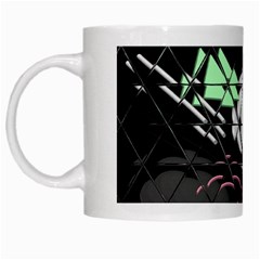 Digital Illusion White Mugs by Sparkle