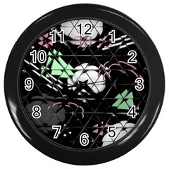 Digital Illusion Wall Clock (black) by Sparkle