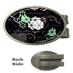 Digital Illusion Money Clips (oval)  by Sparkle