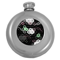 Digital Illusion Round Hip Flask (5 Oz) by Sparkle