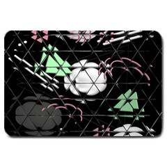 Digital Illusion Large Doormat  by Sparkle