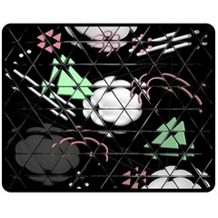 Digital Illusion Fleece Blanket (medium)  by Sparkle