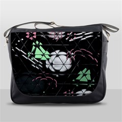 Digital Illusion Messenger Bag by Sparkle