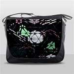 Digital Illusion Messenger Bag Front