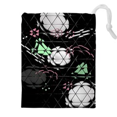 Digital Illusion Drawstring Pouch (5xl) by Sparkle