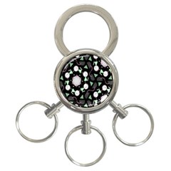 Digital Illusion 3-ring Key Chain by Sparkle