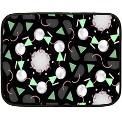 Digital Illusion Double Sided Fleece Blanket (mini)  by Sparkle