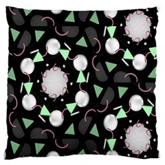 Digital Illusion Large Cushion Case (two Sides) by Sparkle