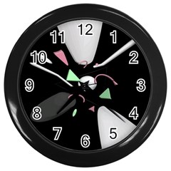 Digital Illusion Wall Clock (black) by Sparkle