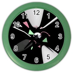 Digital Illusion Color Wall Clock by Sparkle