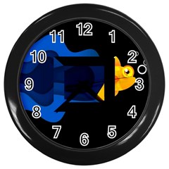 Digital Illusion Wall Clock (black) by Sparkle