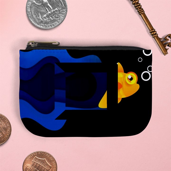 Digital Illusion Mini Coin Purse