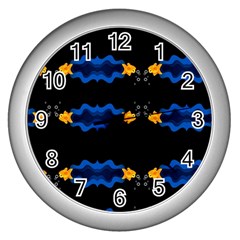 Digital Illusion Wall Clock (silver) by Sparkle