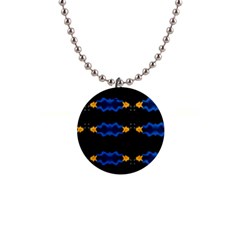 Digital Illusion 1  Button Necklace by Sparkle