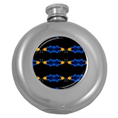 Digital Illusion Round Hip Flask (5 Oz) by Sparkle