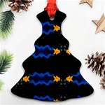 Digital Illusion Christmas Tree Ornament (Two Sides) Front