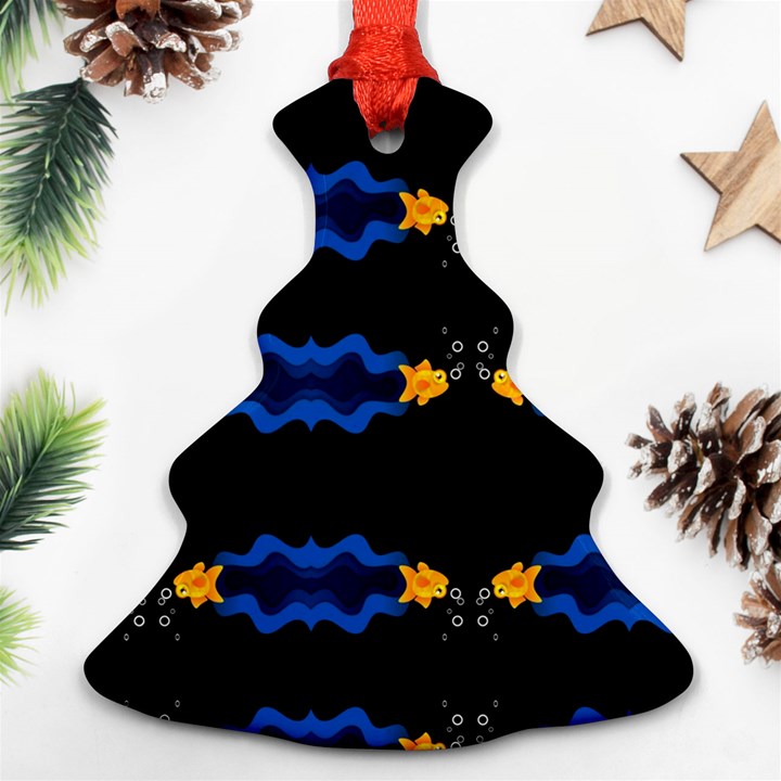 Digital Illusion Christmas Tree Ornament (Two Sides)