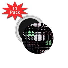 Digital Illusion 1 75  Magnets (10 Pack)  by Sparkle