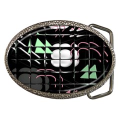 Digital Illusion Belt Buckles by Sparkle