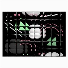 Digital Illusion Large Glasses Cloth (2 Sides) by Sparkle