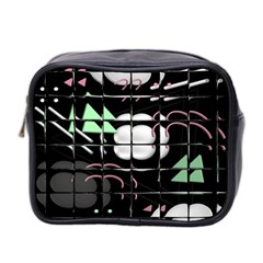 Digital Illusion Mini Toiletries Bag (two Sides) by Sparkle