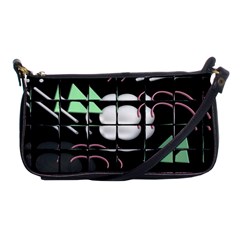 Digital Illusion Shoulder Clutch Bag by Sparkle