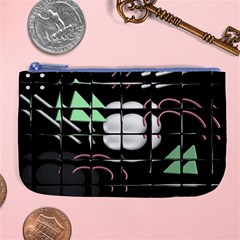 Digital Illusion Large Coin Purse by Sparkle