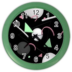 Digital Illusion Color Wall Clock by Sparkle