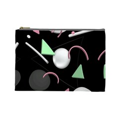 Digital Illusion Cosmetic Bag (large) by Sparkle