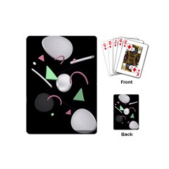 Digital Illusion Playing Cards Single Design (mini) by Sparkle