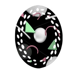 Digital Illusion Ornament (oval Filigree) by Sparkle