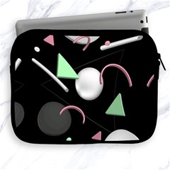 Digital Illusion Apple Ipad 2/3/4 Zipper Cases by Sparkle