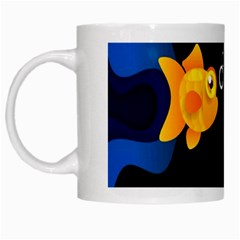 Digital Illusion White Mugs by Sparkle