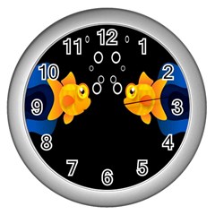 Digital Illusion Wall Clock (silver) by Sparkle