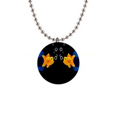 Digital Illusion 1  Button Necklace by Sparkle