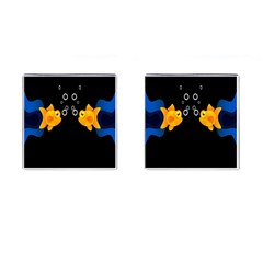 Digital Illusion Cufflinks (square) by Sparkle