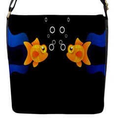 Digital Illusion Flap Closure Messenger Bag (s) by Sparkle