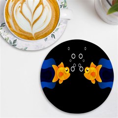 Digital Illusion Uv Print Round Tile Coaster by Sparkle