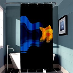 Digital Illusion Shower Curtain 36  X 72  (stall)  by Sparkle