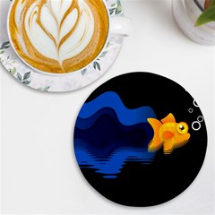 Digital Illusion Uv Print Round Tile Coaster by Sparkle