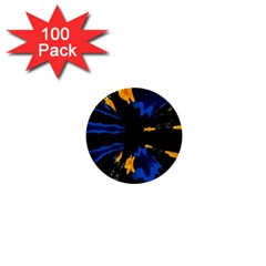 Digital Illusion 1  Mini Buttons (100 Pack) 