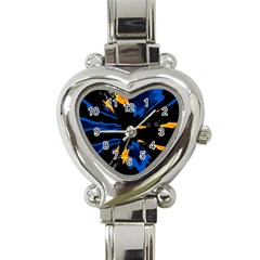 Digital Illusion Heart Italian Charm Watch by Sparkle