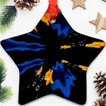 Digital Illusion Star Ornament (Two Sides) Front