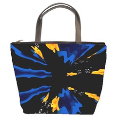 Digital Illusion Bucket Bag by Sparkle