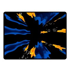 Digital Illusion Fleece Blanket (small) by Sparkle