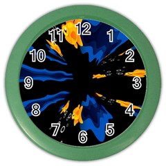 Digital Illusion Color Wall Clock by Sparkle