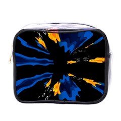 Digital Illusion Mini Toiletries Bag (one Side) by Sparkle