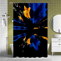 Digital Illusion Shower Curtain 48  X 72  (small)  by Sparkle