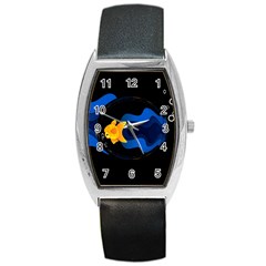 Digital Illusion Barrel Style Metal Watch by Sparkle